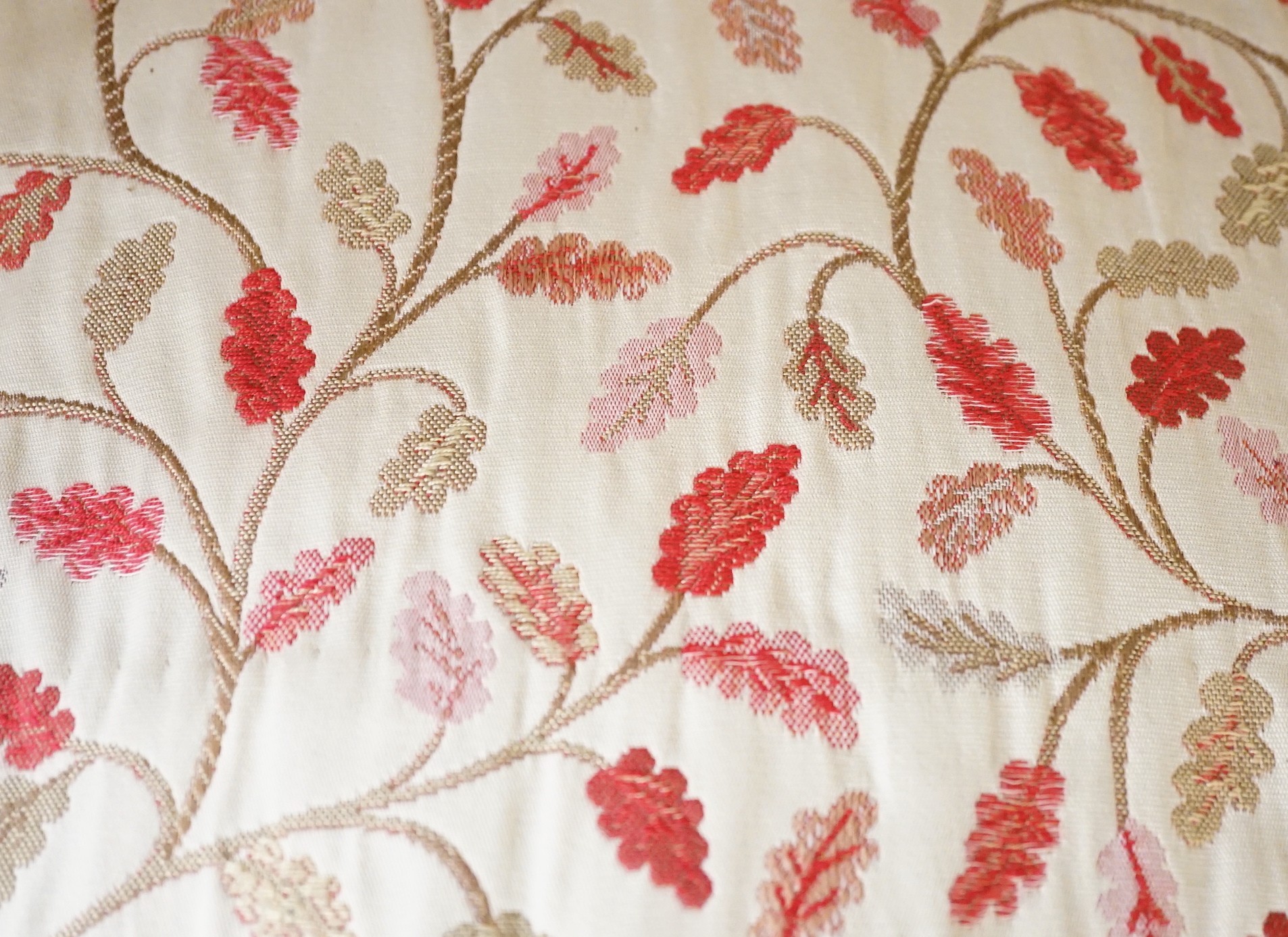 Three pairs of lined curtains
